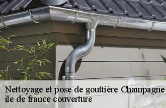 Nettoyage et pose de gouttière  champagne-sur-seine-77430 ile de france couverture