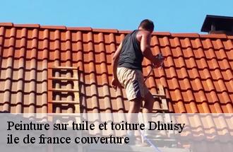 Peinture sur tuile et toiture  dhuisy-77440 ile de france couverture