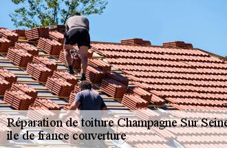 Réparation de toiture  champagne-sur-seine-77430 ile de france couverture