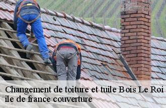 Changement de toiture et tuile  bois-le-roi-77590 ile de france couverture