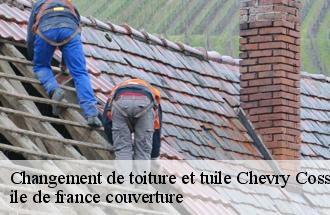 Changement de toiture et tuile  chevry-cossigny-77173 ile de france couverture